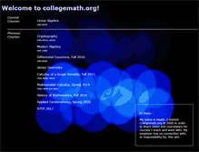 Tablet Screenshot of collegemath.org